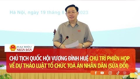 Phiên họp về dự thảo Luật Tổ chức Toà án Nhân dân (sửa đổi) | Báo Đại biểu Nhân dân