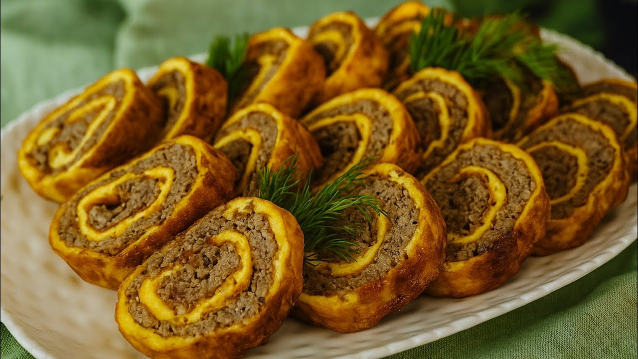 Навіть теща просила рецепт😀 Мʼясний рулет який подобається усім