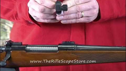 Installing Standard and Double Dovetail Rings