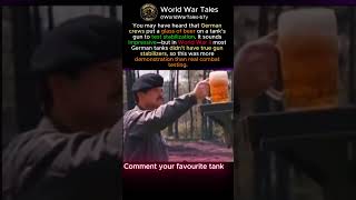 beer on the barrel | How Germans Test Tank Stabilization #shorts