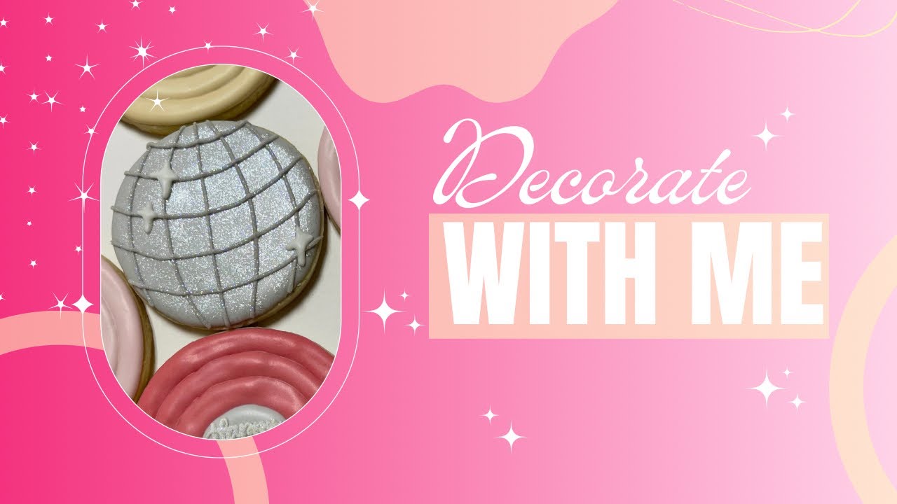It’s dazzling ✨ | Sugar Cookie Artist | Disco Birthday Decoration 