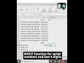 Need just a few letters? Excel can extract it. #excel #dataextractor #spreadsheets #exceltutorial
