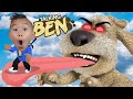 Escape talking ben obby on roblox scary obby kaven adventures