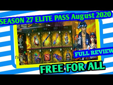 FREE FIRE NEXT ELITE PASS AUGUST 2020 - YouTube