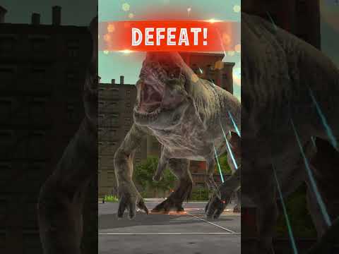 D REX Distorts the Future! #jurassicworld alive meme battles
