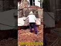 Great Cooperation Between Humans & Machines! 💪 Moving Large Rocks #shorts #tools #work