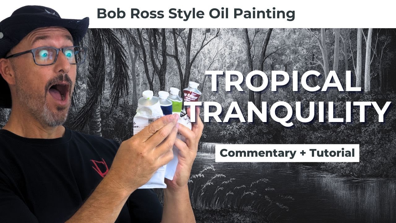 Black, White, & Gray Gesso Acrylic Painting Part One YouTube