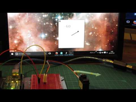 servo motor, controlled with Processing