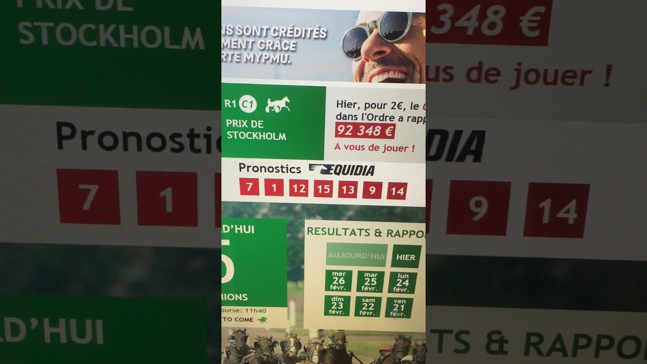 Pronostic Pmu Quinté Du Jour Synthèse Presse