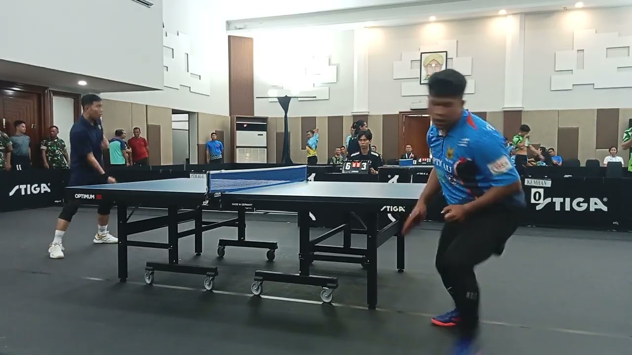 Babak perempat final double putra PTM AU vs PTM KEMHAN piala cup pangdam jaya 2026