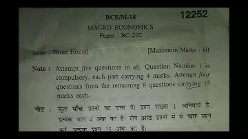 B.com ||B.com 2nd semester Macro Economic Question paper|| KUk||Kurukshetra university|| 2nd semeste