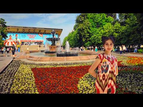 Beautiful Spring Walk in Moscow | Walking Tour 4k. No Talking