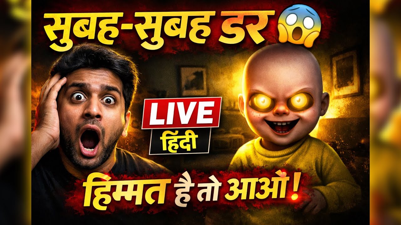 LIVE 🔴| सुबह-सुबह डर 😱 | The Baby in Yellow Hindi Live | हिम्मत है तो आओ