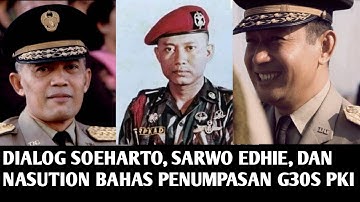 Rare Video of Suharto, Sarwo Edhie, and General Nasution Meeting After the G30S/PKI