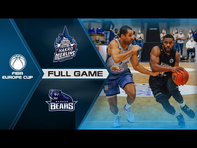HAKRO Merlins Crailsheim v Bakken Bears | Full Game - FIBA Europe Cup 2021-22