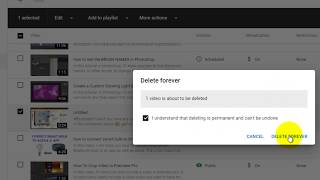 How to DELETE or DOWNLOAD a Video on Youtube
How to DELETE or DOWNLOAD a Video on Youtube How to DELETE or DOWNLOAD a Video on Youtube