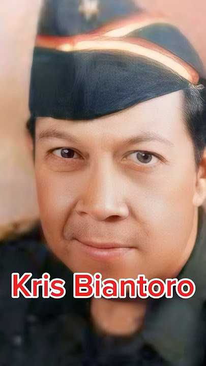 Kris Biantoro Aktor presenter dan penyanyi Legendaris #aktorlegenda