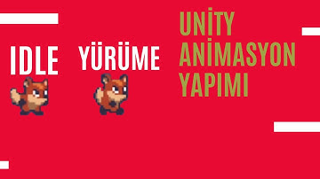 UNİTY ANİMASYON YAPIMI | IDLE & YÜRÜME | UNİTY 2D