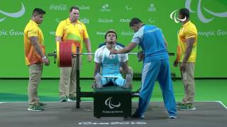 : Powerlifting | BOZOROV Akhror wins Bronze | Mens -80kg | Rio 2016 Paralympic Games