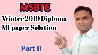 MSBTE | Diploma math’s | Basic Mathematics | M1 | winter 2019 m1 paper solution | Q.2 (a-d)