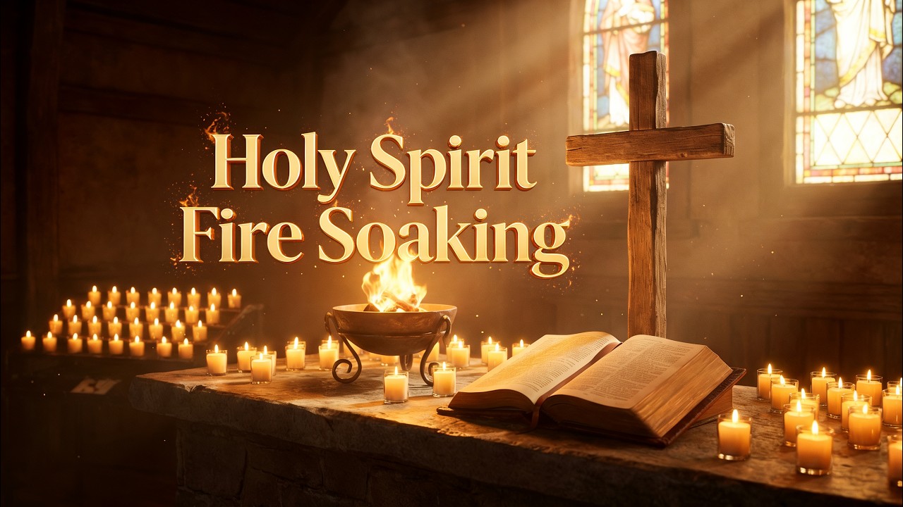 1 Hour Holy Spirit Fire Soaking | Sacred Ambient Music for Revival & Empowerment
