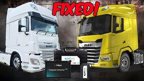 NGD DAF repairs and more Troubleshooting with jaltest