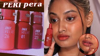 Tiktoks Most Hyped Korean Tint Is Just? Peripera Ink Velvet Tint 01, 23, 26