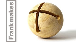 Wood Turned Segmented Jingle Bell