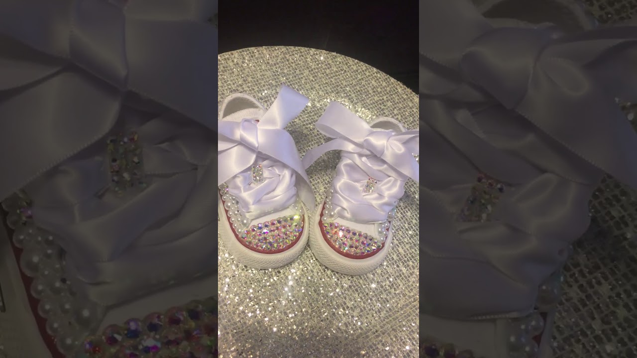 bling baby converse