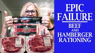 Epic failure // beef and hamburger rationing weight loss keto diet
foods