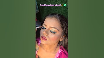 Bridal Makeup #makeup #eyemakeup #makeuptutorial #shortvideo @Sikha