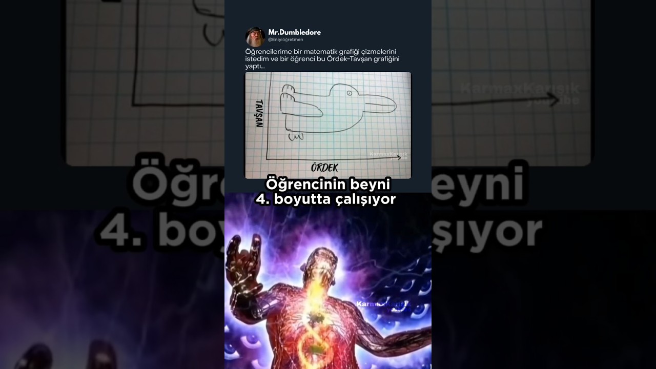 Öğrencisi 4. boyuttan geliyor 🤯🙏