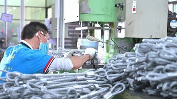Video to show our production line of steel wire cable rope assembly