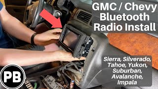2007 - 2014 GMC / Chevy Radio Install Sierra, Silverado, Avalanche, Tahoe Suburban, Yukon, Impala