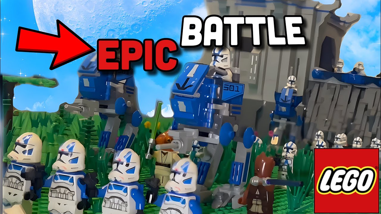 Lego Star Wars The Clone Wars Brickfilm (REMASTERED) Stop motion - YouTube