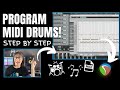 How To Program A Drum Track Using MIDI In Reaper DAW Recording Software