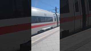 ICE 4 Ausfahrt Leipzig Hauptbahnhof