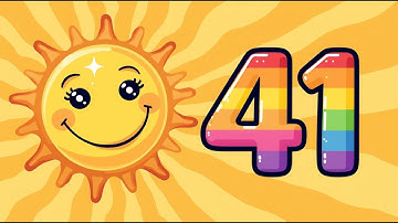 “Learn Numbers 41–60 with Fun Kids Rhyme”