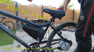 How to build a DIY E-bike - Step by Step (450W 36V kit)