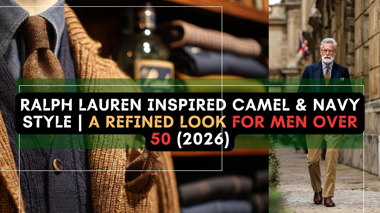 Ralph Lauren Inspired Camel & Navy Style | A Refined Look for Men Over 50 (2026)