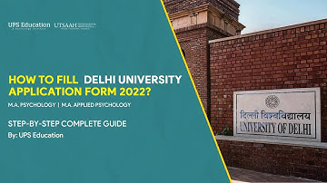 How to fill Delhi University Application form 2022 | DUET 2022 | DU PG Application 2022 | DU Forms