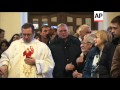 Georgian Orthodox, Russian Catholics gather for Easter, Palm Sunday services