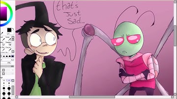 Dib & Zim | Invader Zim Speedpaint