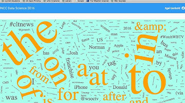 Twitter cloud words APP (test video)