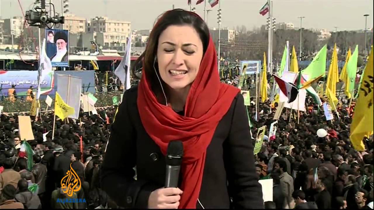 الرئيس الإيراني روحاني يلقي كلمة في تجمع بمناسبة الذكرى السنوية