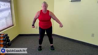 Sliders Lateral Skater | Exercise Demo | Coaching Software | QuickCoach