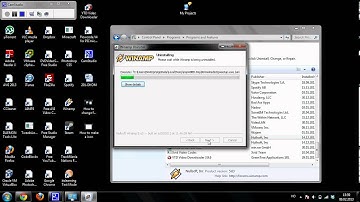 How to uninstall a programm