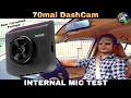 Raw Audio Test || 70mai Dual channel Dashcam || Sky is the Limit || #70mai #naveensohal #panchkula