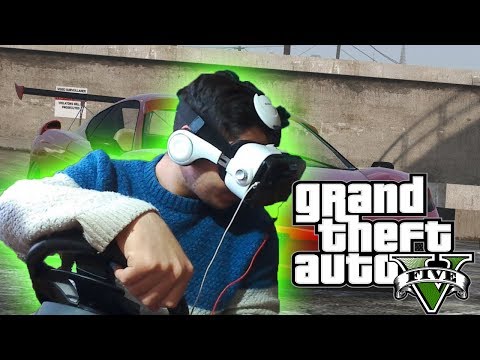 GTA V გონკაობა რულით და ვირტუალური რეალობით |GTA 5 Virtual Reality