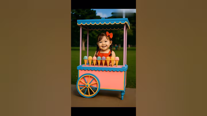 "Cutest Baby Ice Cream Seller 🍦 | Viral Desi Moment #lyunaff #cutebaby #ai #freefiretrend
